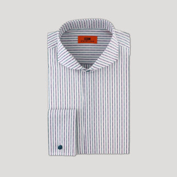 Micro Diamond Striped Dress Shirt | Sea Foam