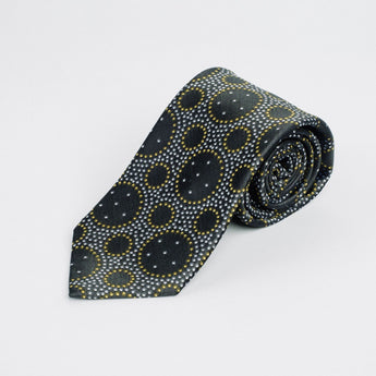 Steven Land | 100% Silk | Tula Dot Tie & Pocket Square