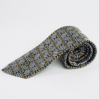 Steven Land | 100% Silk| Gatsby Tie & Pocket Square