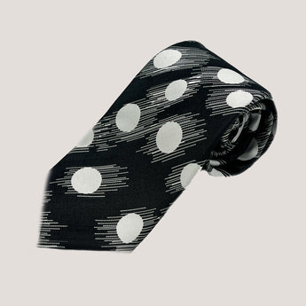 Creative Dot Pattern Tie & Pocket Square 100% Silk Hand Crafted