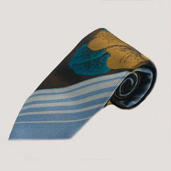 Floral Finesse Tie & Pocket Square 100% Silk for Men