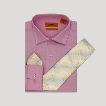 Steven Land | 3 PC Set | Dress Shirt, Tie, Hanky