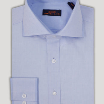 Steven Land Dress Shirt | Piccadilly | Spread Collar | Button Placket | 100% Cotton