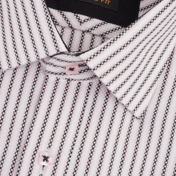 The Beckett Dress Shirt | Double Button Barrel Cuff & Point Collar | Pink