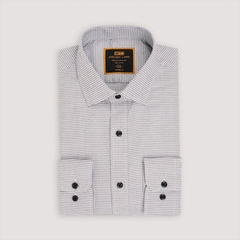 The Jet-Setter Dress Shirt | Classic Collar | Rounded Barrel Cuff | 100% Cotton