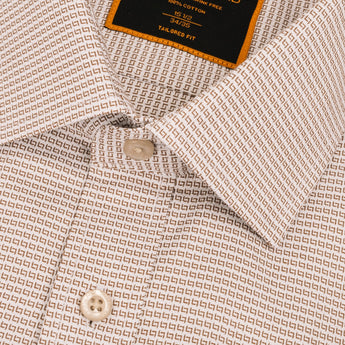 The Jet-Setter Dress Shirt | Classic Collar | Rounded Barrel Cuff | 100% Cotton