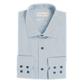 The Laurence Dress Shirt | 80’s 2ply Basket Weave| 100% Cotton | Marigold