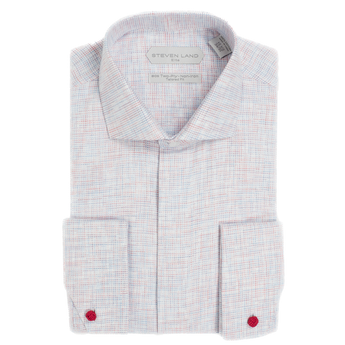 The Malcolm Dress Shirt | Semi Spread Collar | Mitered French Cuff