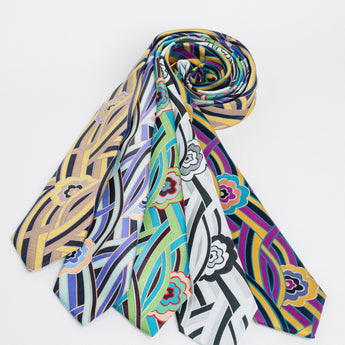 Steven Land | HD Collection | Regal Floral Tie & Pocket Square