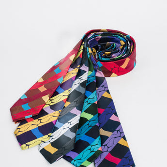 Steven Land | HD Collection | Sophisticated Striped Tie & Pocket Square