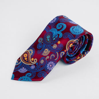 Steven Land | HD Collection | Paisley Elegance Tie & Pocket Square