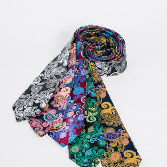 Steven Land | HD Collection | Paisley Elegance Tie & Pocket Square