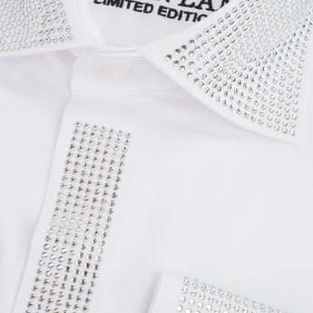 Limited Edition Crystal Dress Shirt Color | White