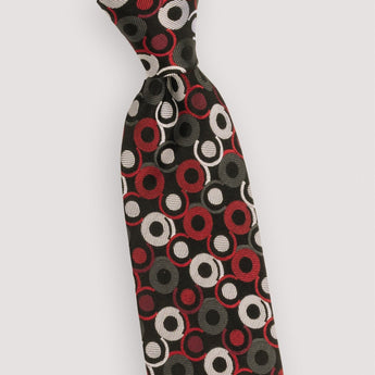 Hypnosis Circle Pattern Tie | HD Collection