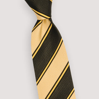 The Texture Stripe Silk Tie | 100% Silk