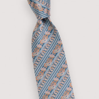 The Swedish Paisley Silk Tie | 100% Silk