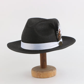 Steven Land | The Havana | Straw Hat | Black