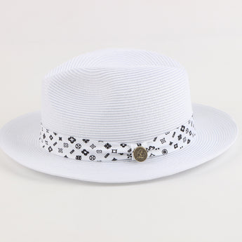 Steven Land | The Mayan | Straw Hat | White