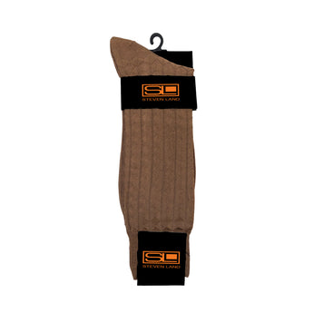 Silky Argyle Dress Socks Color Rust