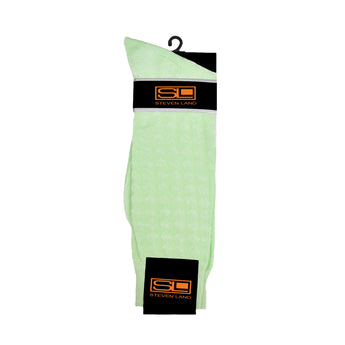 Silky Argyle Dress Socks Color Mint