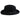 The Van King Godfather | Fine Australian Wool Hat with Curled Brim | Black