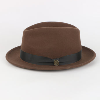 The Bowery Fedora | Felt Hat | Brown