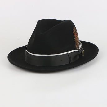 The Bogart Fedora | Felt Hat | Black