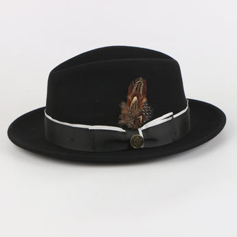 The Bogart Fedora | Felt Hat | Black