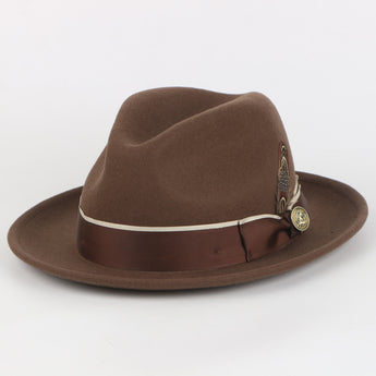 The Bogart Fedora | Felt Hat | Brown