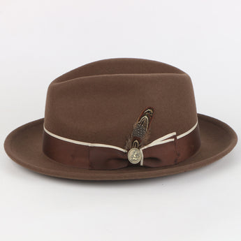 The Bogart Fedora | Felt Hat | Brown