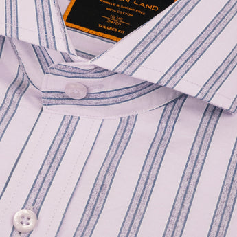 The Lorenzo Dress Shirt | Cutaway Collar | Angled French Cuff | 100% Cotton