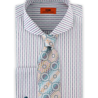 Dress Shirt | DC1934 | Cotton Blend | Cutaway Collar | French Square Cuff | Sea Foam