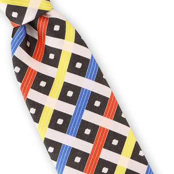 Steven Land | Box Catch Silk Tie | Big Knot | BW214