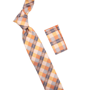 Steven Land | Metro Plaid Tie + Pocket Square