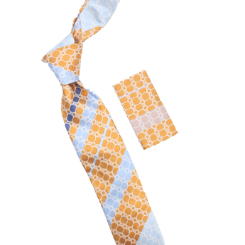 Steven Land | Celebration Stripe Tie + Pocket Square