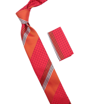 Steven Land | Rhythm Patchwork Tie + Pocket Square