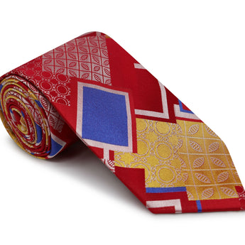 Steven Land Big Knot Tie |100% Silk | Magnus Tie & Pocket Square