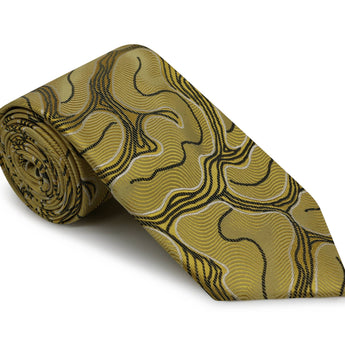 Steven Land Big Knot Tie |100% Silk | Reef Tie & Pocket Square