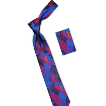 Steven Land | 100% Silk | Kamo Tie & Pocket Square