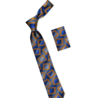 Steven Land | 100% Silk | Roscoe Tie & Pocket Square