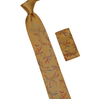 Steven Land | 100% Silk | Boho Tie & Pocket Square