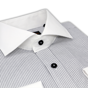 Steven Land Dress Shirt | Lowell | Spread Collar | 100% Cotton