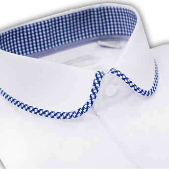 Hudson | Contrast Collar | French Cuff | Blue