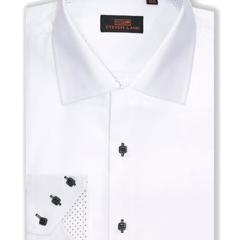 Steven Land | Royale | Dress Shirt for Men | DS308 | Black