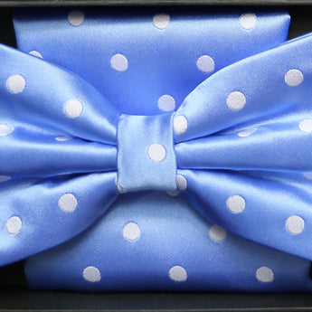 Essential Polka Dot Bow Tie and Matching Hanky Set