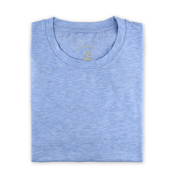 Steven Land | T-Shirt | Crew Neck | Brushed Ultra Soft | Blue