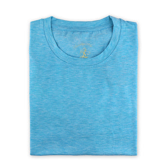 Steven Land | T-Shirt | Crew Neck | Brushed Ultra Soft | Turquoise