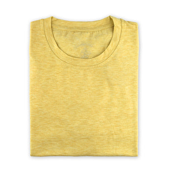 Steven Land | T-Shirt | Crew Neck | Brushed Ultra Soft | Yellow