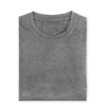 Steven Land | T-Shirt | Crew Neck | Brushed Ultra Soft | Grey