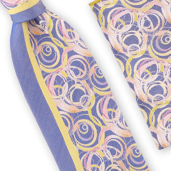 Steven Land | Art Deco Silk Tie | Big Knot | W225